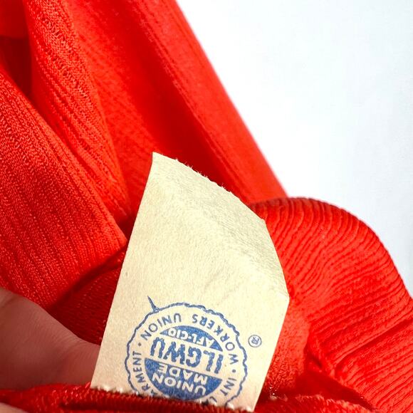 Vintage Jami Originals Red Bow Blouse 36/M - Picture 9 of 9